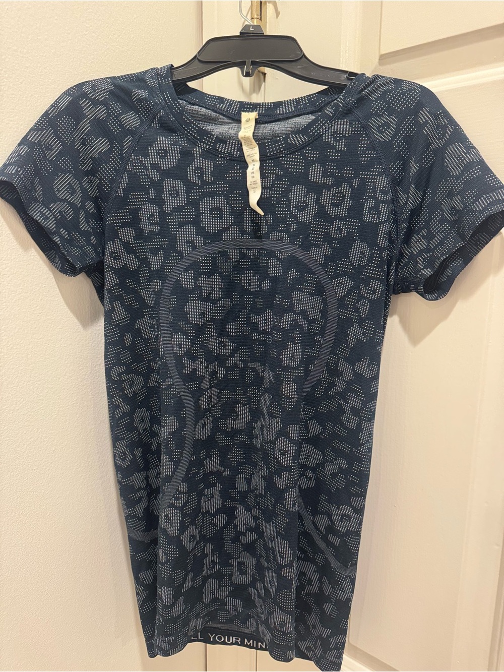 Navy printed swiftly tech LULULEMON